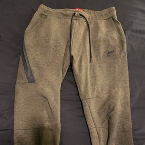 Nike Khaki Logo Sportswear Fleece Pant